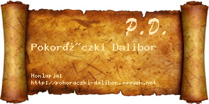Pokoráczki Dalibor névjegykártya